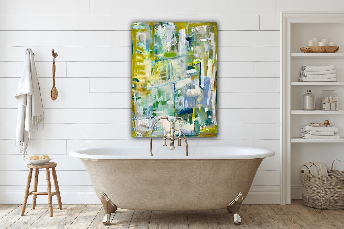 SUMMER BLISS ABSTRACT ART PAINTING