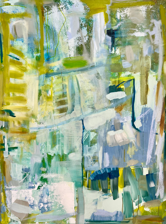 SUMMER BLISS ABSTRACT ART PAINTING